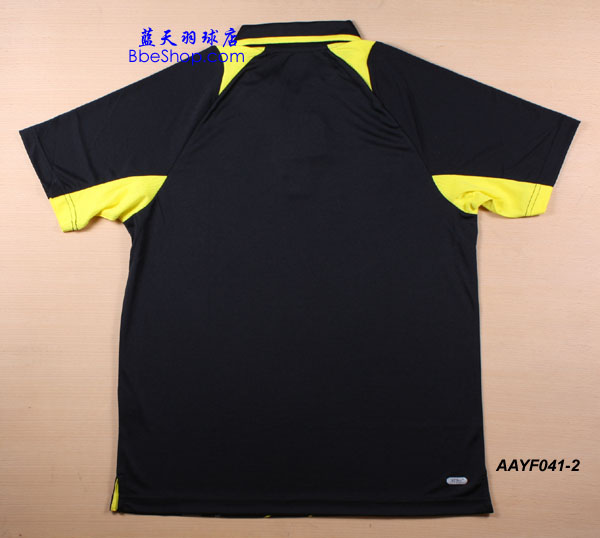 李宁羽球衫 AAYF041-2（黑色）LI-NING羽球衫
