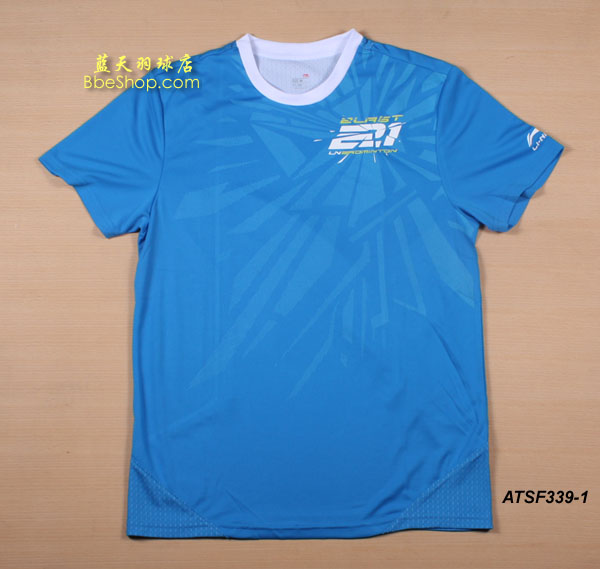 李宁羽球衫 ATSF339-1 蓝色 LI-NING羽球衫