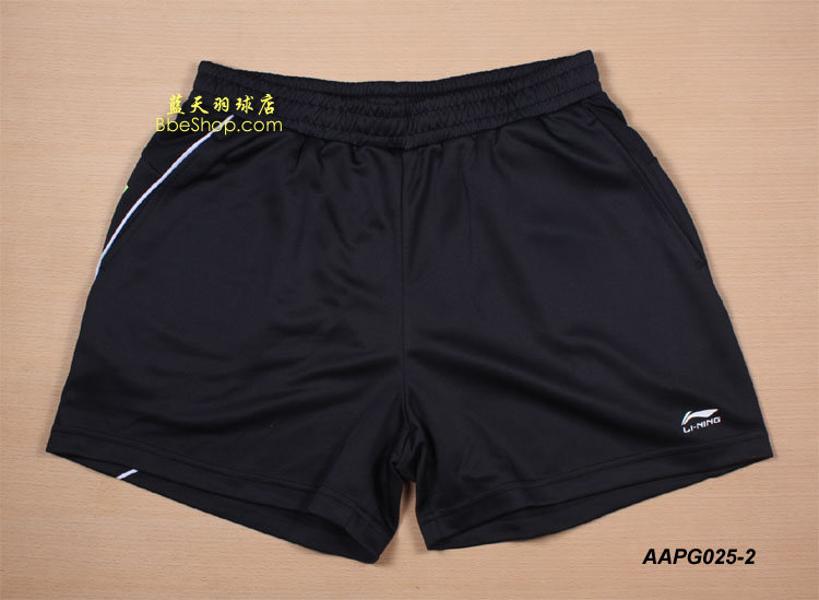 李宁羽球衫 APLF211-1（黑色） LI-NING羽球衫