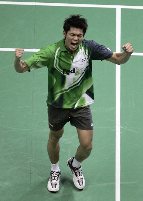 Dan Lin - CHN 林丹在2006年世界羽毛球锦标赛中