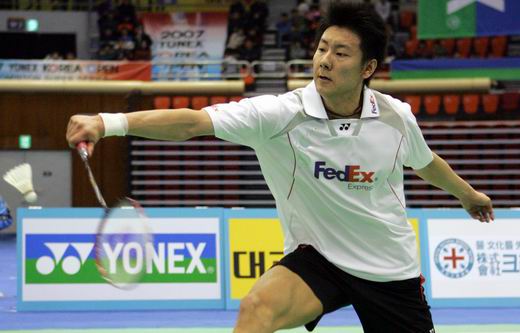 Jin Chen - CHN 陈金在韩国羽毛球公开赛2:1险胜马来西亚名将哈菲兹打入决赛