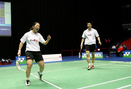 谢中博/张亚雯在2007全英公开赛中