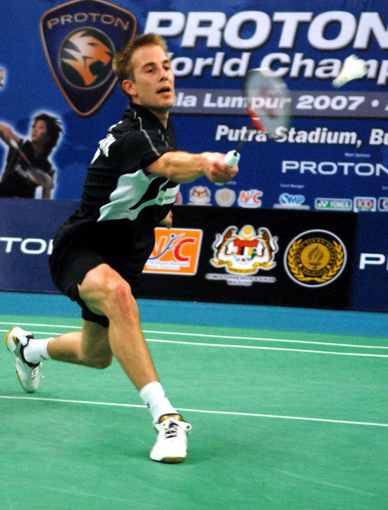 Peter Gade - DEN 丹麦名将盖德在2007年世界羽毛球锦标赛中
