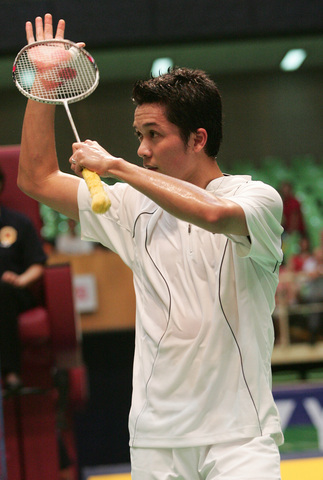 Taufik - INA 印尼名将陶菲克在2007年中英人寿中国羽毛球大师赛中