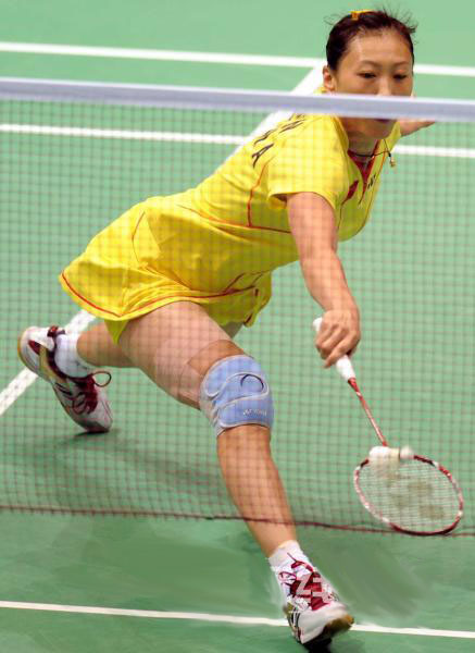 Ning Zhang - CHN 中国选手张宁在2008年北京奥运会羽毛球赛中