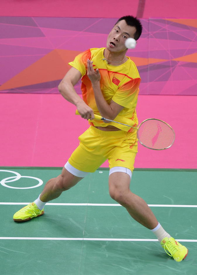 中国选手徐晨在2012年伦敦奥运会羽毛球赛中