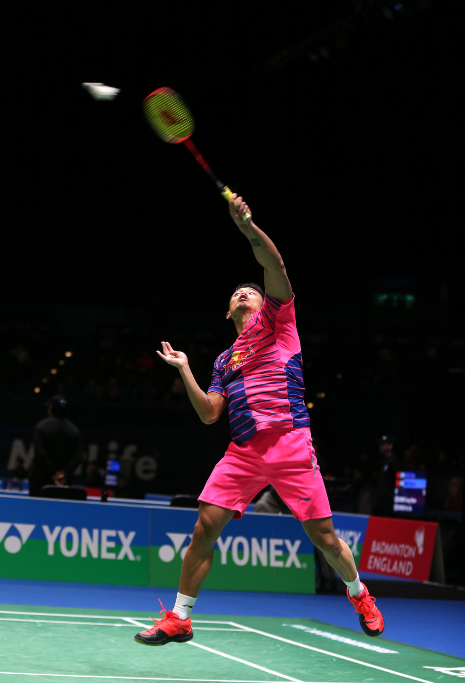 林丹在2016年全英羽毛球公开赛中夺冠