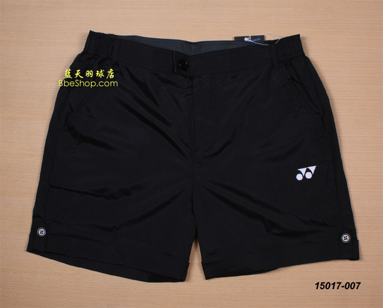 YONEX黑色女款羽毛球裤 1605-007 YY羽球裤