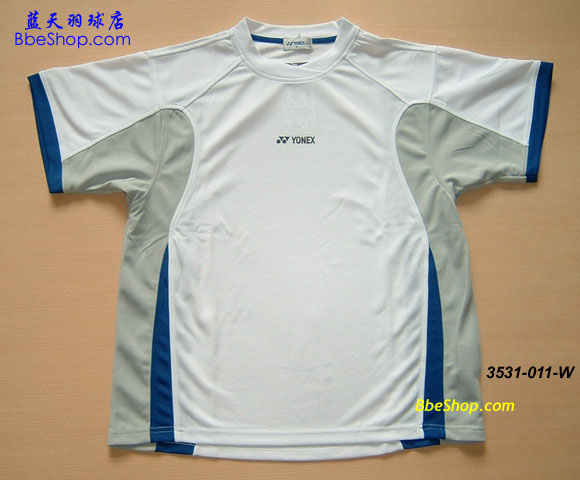 YONEX（尤尼克斯）3531-011-W 圆领羽毛球衫